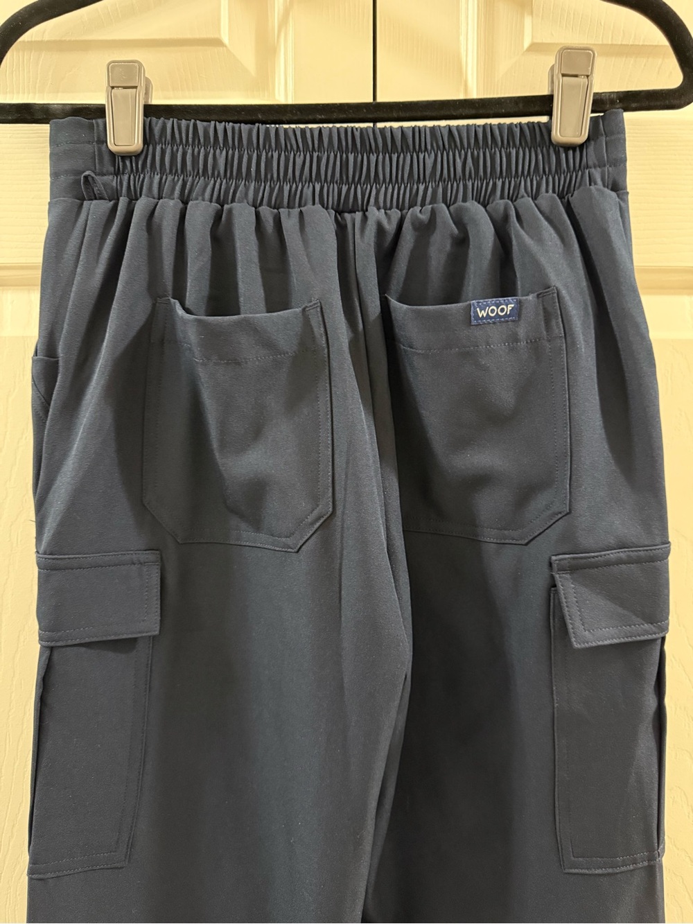Dr. Woof Scrub Pants XS Navy Cargo Drawstring Stretch Vet Medical NWT - Picture 7 of 8